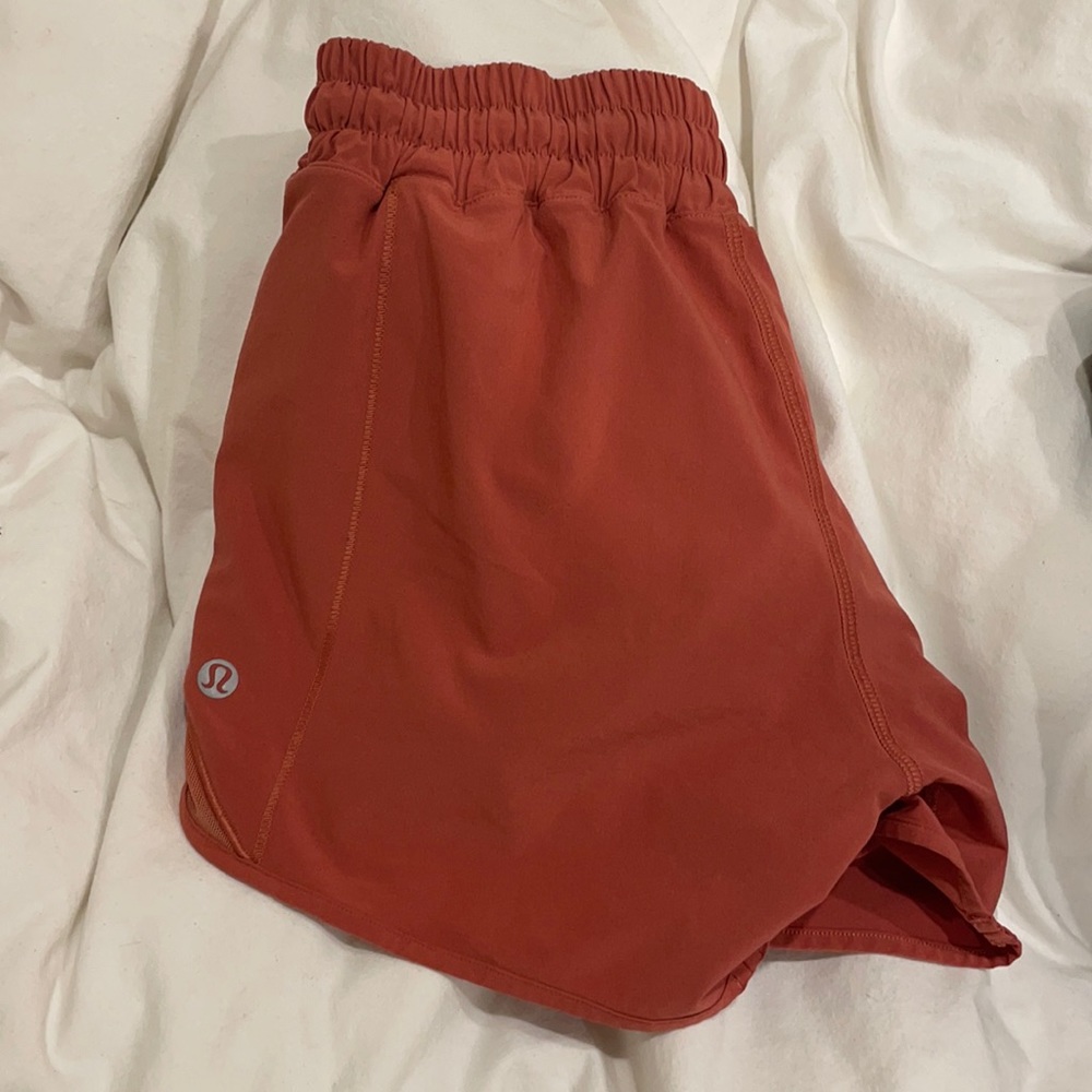 Coral lulu lemon shorts size 2!